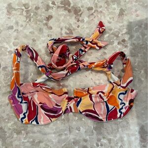 L*Space Multicolor Abstract Bikini Top